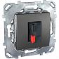 Аудиорозетка Schneider Electric Unica MGU5.486.12ZD - фото №1