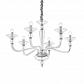 Подвесная люстра Ideal Lux Danieli SP6 Trasparente 159959 - фото №1