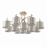 Потолочная люстра Crystal Lux Sergio PL8+4 Gold