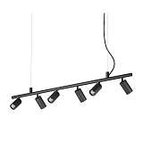 Подвесная люстра Ideal Lux Dynamite SP6 Nero 231396