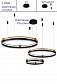 Подвесная люстра Crystal Lux FERNANDO SP158W LED D400+600+800 BLACK/GOLD - фото №5