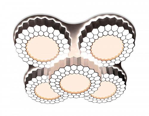 Потолочная светодиодная люстра Ambrella light Orbital High-Tech FH13/5 WH 160W D550*550