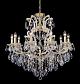 Подвесная люстра Crystal Lux Isabel SP11 Gold/Transparent - фото №2