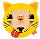 Фоторамка Innova PI09824 Ф/рамка 10*10cm Emoji cat, пластик (6/768) Б0037347 - фото №1