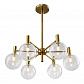 Подвесная люстра Crystal Lux Andres SP6 Bronze/Transparente - фото №1