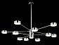 Подвесная люстра Crystal Lux Goracio SP10+1 D1100 Chrome - фото №2