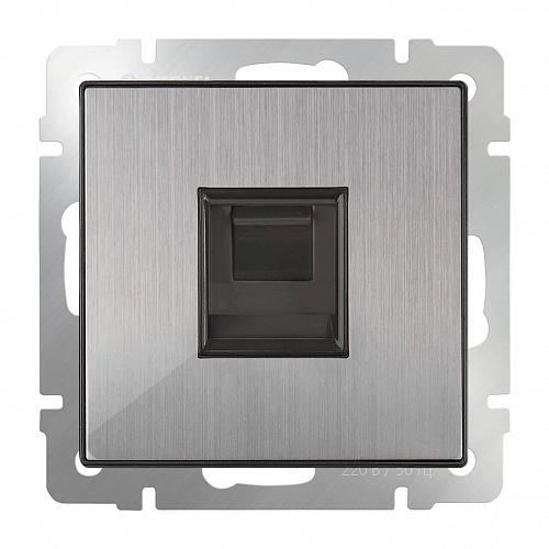 Розетка Werkel Ethernet RJ-45 WL02-RJ-45 глянцевый никель 4690389119620