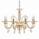 Подвесная люстра Crystal Lux Caetano SP-PL8 Amber