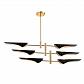 Подвесная люстра Crystal Lux Rafael SP6 Gold - фото №3