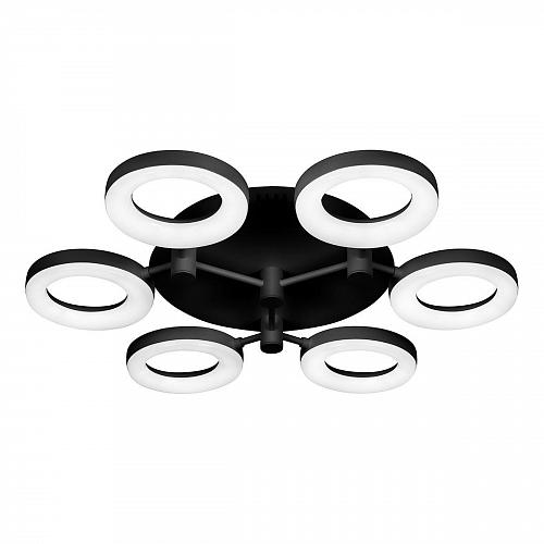 Потолочная светодиодная люстра iLedex Jomo FS-014-X6-(B) 72W BK