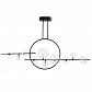 Подвесная светодиодная люстра Arte Lamp Saturn A7790SP-75BK - фото №1