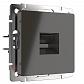 Розетка Ethernet RJ-45 Werkel серо-коричневая WL07-RJ-45 4690389086601 - фото №2