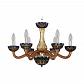 Подвесная люстра Bohemia Ivele 1309/6/200 G Am/Amber-Blue/H-1I - фото №1