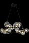 Подвесная люстра Crystal Lux Agata SP15 V2 Black/Transparente - фото №4