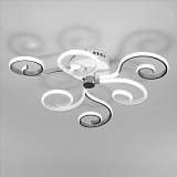 Потолочный светодиодный светильник Eurosvet Friori 90149/3 белый/хром