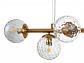 Подвесная люстра Indigo Cocoon 11008/6P Brass V000122 - фото №3