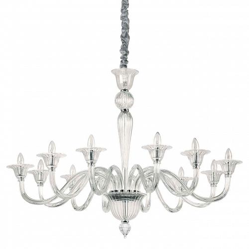 Подвесная люстра Ideal Lux Brigitta SP12 Trasparente 199375