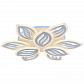 Потолочная светодиодная люстра Profit Light 8090/6+3 WHT - фото №1