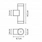Уличный настенный светильник Lightstar Paro 351607 - фото №2