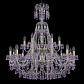 Подвесная люстра Bohemia Ivele 1410/12+6/300/XL-95/2d G V7010 - фото №1