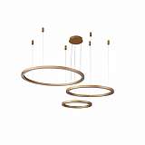 Подвесная люстра Crystal Lux FORTUNA SP158W LED D400+600+800 GOLD