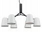 Подвесная люстра Crystal Lux ENRIQUE SP6 BLACK/WHITE - фото №3