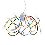 Подвесная люстра Ideal Lux Multiflex SP8 Color 141909