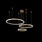 Подвесная люстра Crystal Lux FORTUNA SP158W LED D400+600+800 GOLD - фото №5