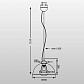 Подвесная люстра Zumaline Antenne TS-071003PM-BKGO - фото №3