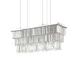 Подвесная люстра Ideal Lux Martinez SP6 Cromo 166322