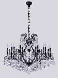 Подвесная люстра Crystal Lux Magnifico SP19 Black/Transparent
