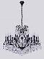 Подвесная люстра Crystal Lux Magnifico SP19 Black/Transparent - фото №1
