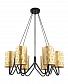 Подвесная люстра Lumien Hall Нерей 4001/6P-BK-GD - фото №1