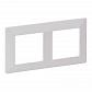 Рамка 2-постовая Legrand Valena Life Белая 754002 - фото №1