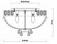 Подвесная люстра Rivoli Vittoria 1014-106 Б0037794 - фото №2