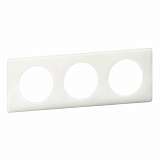 Рамка 3-постовая Legrand Celiane белый глянец 066633