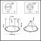 Подвесная светодиодная люстра Odeon Light Fonda 4317/93L - фото №2