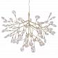 Подвесная люстра Crystal Lux Evita SP63 Gold/Transparent - фото №2