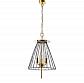 Подвесная люстра Crystal Lux Modesto SP3 Black/Gold - фото №1
