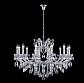 Подвесная люстра Crystal Lux Hollywood SP12 Chrome - фото №1