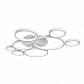 Потолочная светодиодная люстра iLedex Ring Star 9004-8L-X WH - фото №1