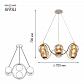 Подвесная люстра Rivoli Belinda 4095-306 Б0052871 - фото №3