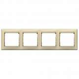 Рамка 4-постовая Legrand Valena слоновая кость 774354