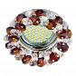 Встраиваемый светильник Fametto Fiore DLS-F130 GU5.3 Chrome/Brown - фото №1