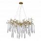 Подвесная люстра Crystal Lux Reina SP8 D1000 Gold Pearl - фото №1