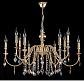 Подвесная люстра Crystal Lux MERCEDES SP6+6 GOLD/COLOR - фото №2