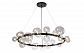 Подвесная люстра Crystal Lux Agata SP24 V2 Black/Transparente - фото №3