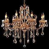 Люстра Eurosvet 3108/8 золото/тонированный хрусталь Strotskis