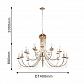 Подвесная люстра F-Promo Plini 2591-20P - фото №3