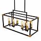 Подвесная люстра Lumina Deco Waldorf LDP 1140-8 BK+MD - фото №3
